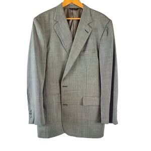 Brooks Brothers Men's 100% Wool Suit Jacket. Gray. Size 45 L
